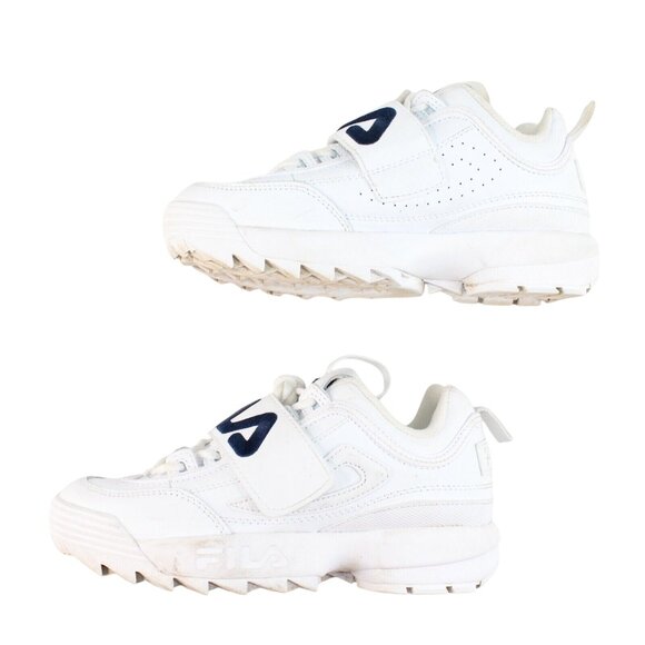 Vintage Fila Disruptor II Applique Youth Sz 3 Retro Y2K Sneakers  3XM00807-125 - Picture 7 of 10